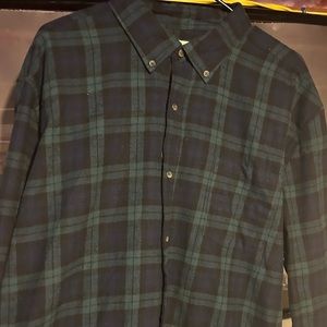 Green/Blue Flannel, brand new never worn